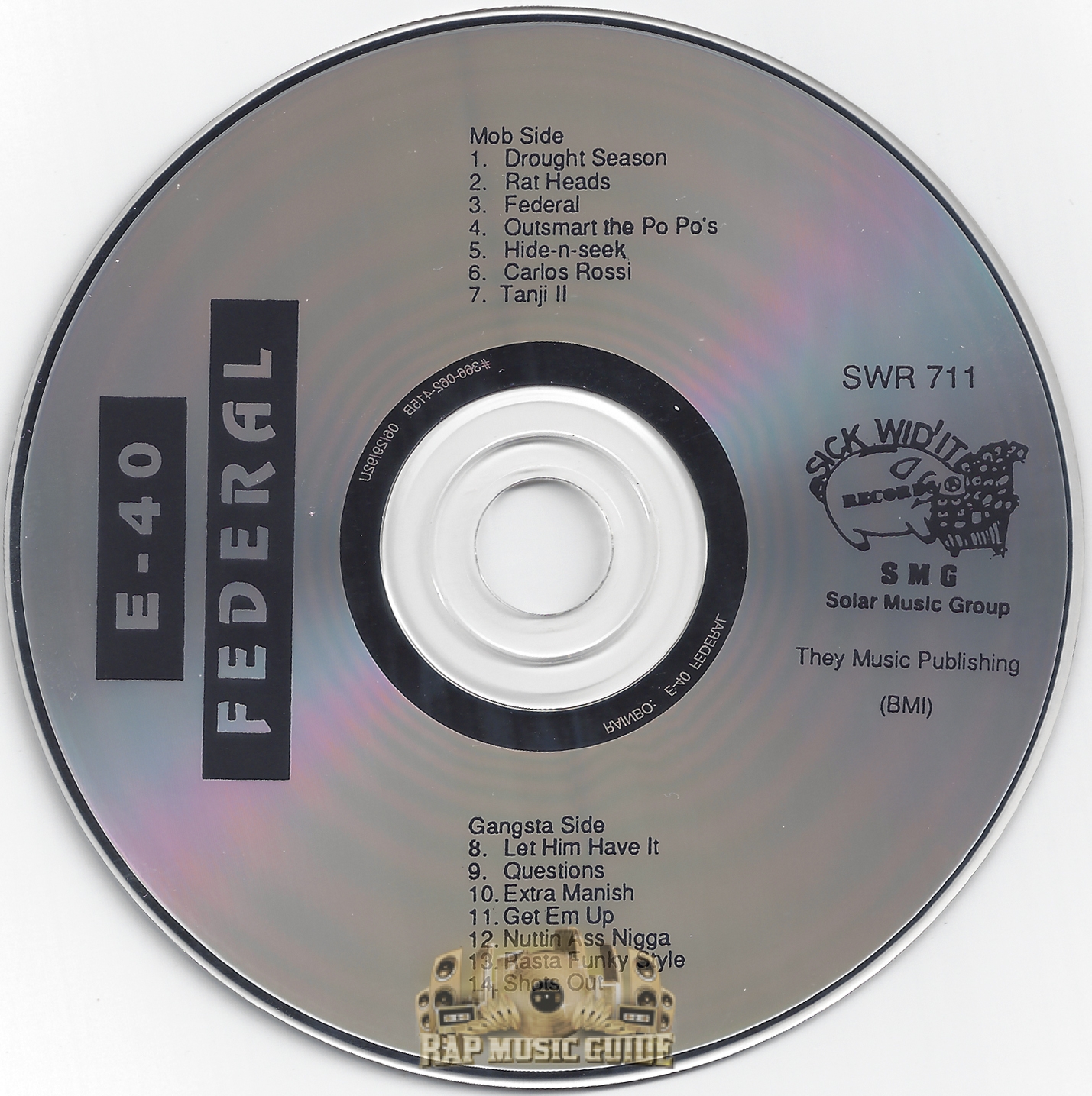 E40 Federal 1st Press. CD Rap Music Guide